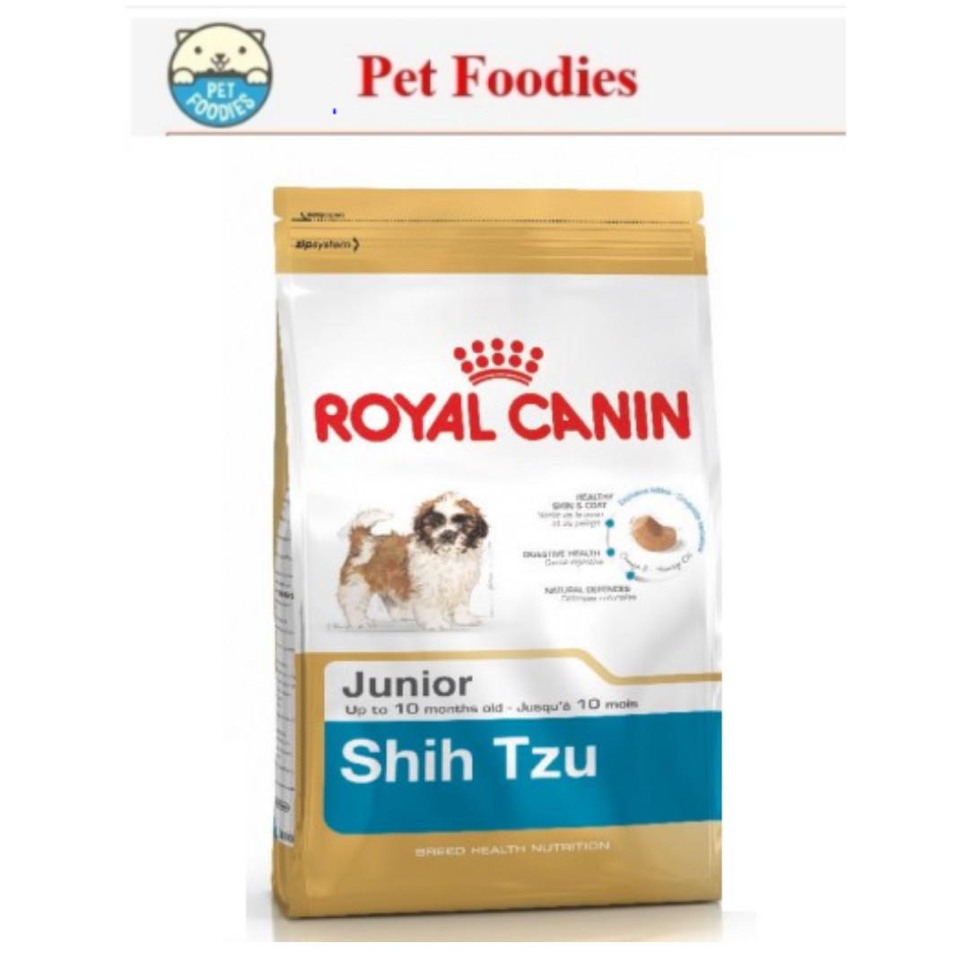 Pet Foodies Royal Canin Breed Health Nutrition Shih Tzu Junior Dry Dog Food 1 5kg Pet Supplies For Dogs Dog Food On Carousell