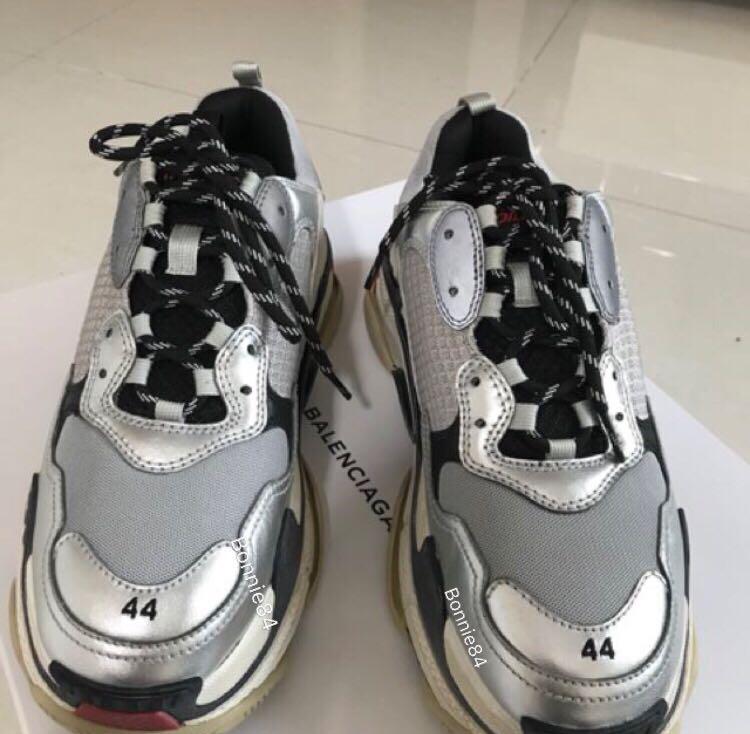 Balenciaga Triple S Grey 656686 Scarpe da Ginnastica Uomo