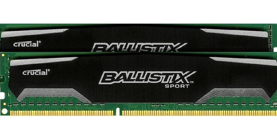 Crucial Ballistix Sport 16GB Kit 8GBx2 DDR3 1600 MT s PC3 12800