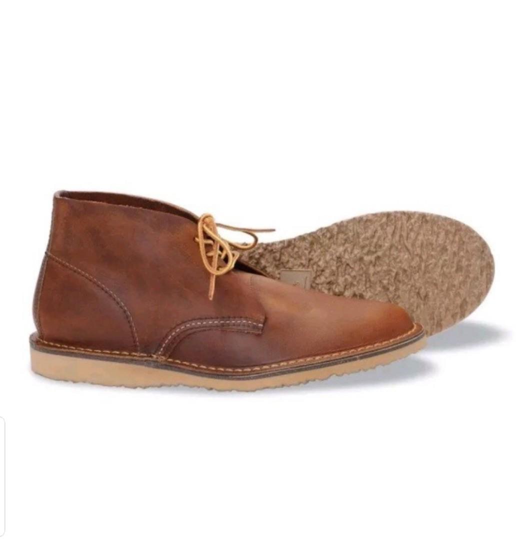 BNIB Red Wing Mens Weekender Chukka 3322 Copper Rough Tough 9US