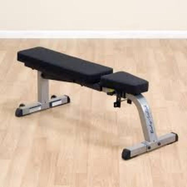 Bodysolid Gfi21 Heavy Duty Flat Incline Bench Sports Weights