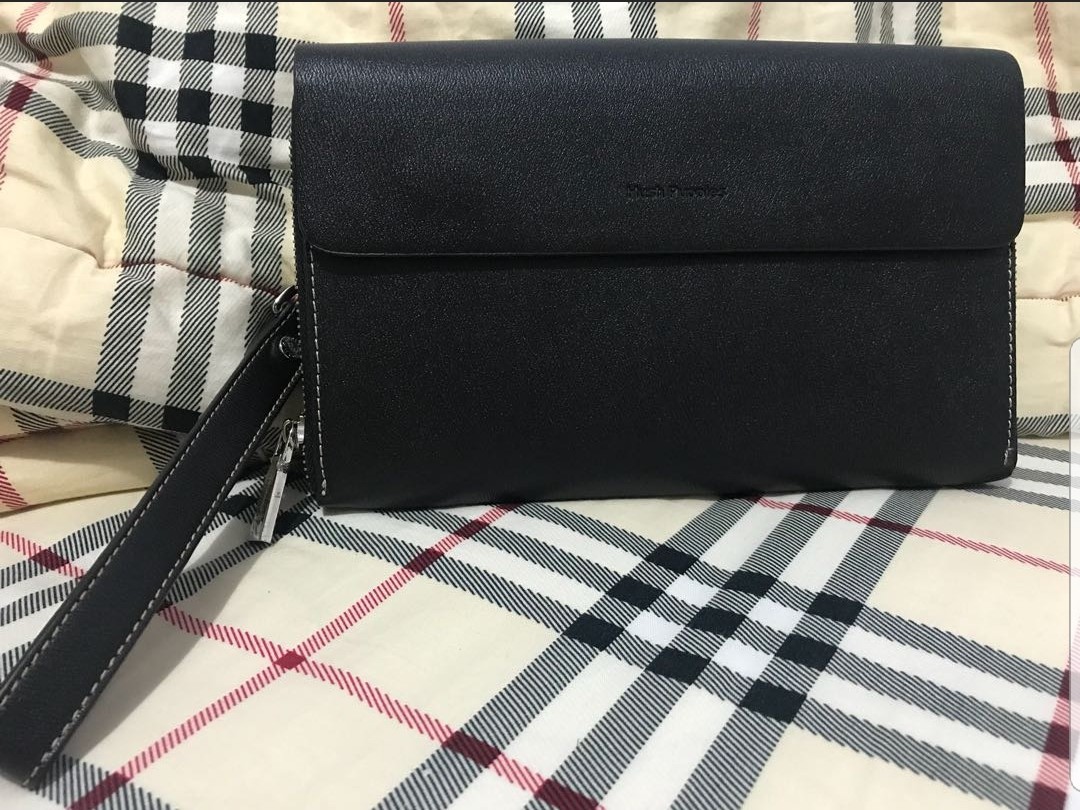 Clutch Original Hush Puppies Pria Barang Mewah Tas Dompet Di