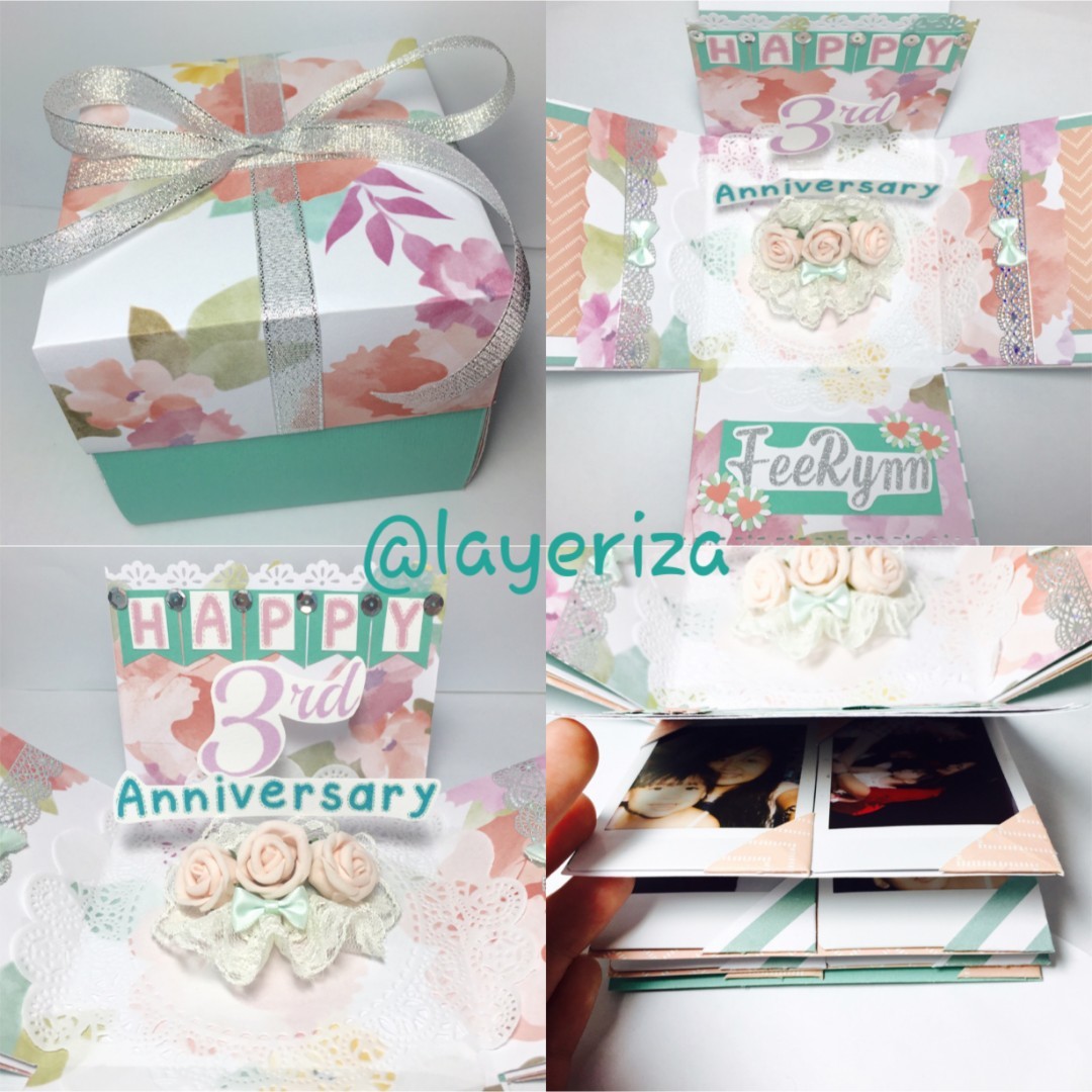Customized Polaroid Album/Card/Exploding Box, Hobbies & Toys ...