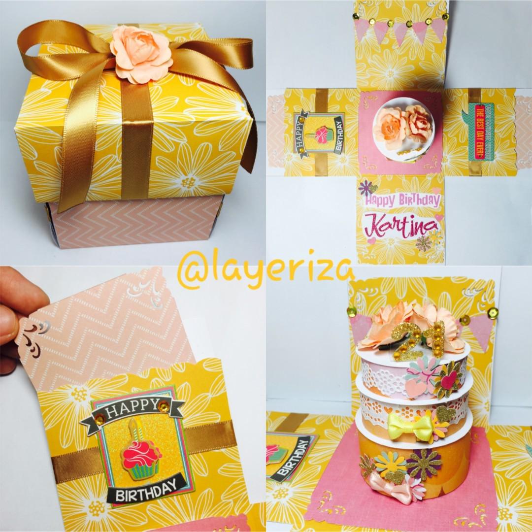 Customized Polaroid Album/Card/Exploding Box, Hobbies & Toys ...