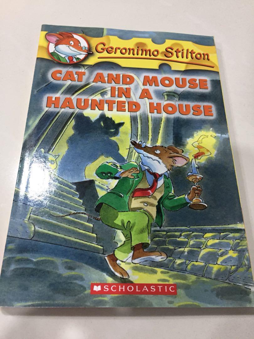 Geronimo Stilton Cat And Mouse In A Haunted House Hobbies Toys Books Magazines Children S Books On Carousell