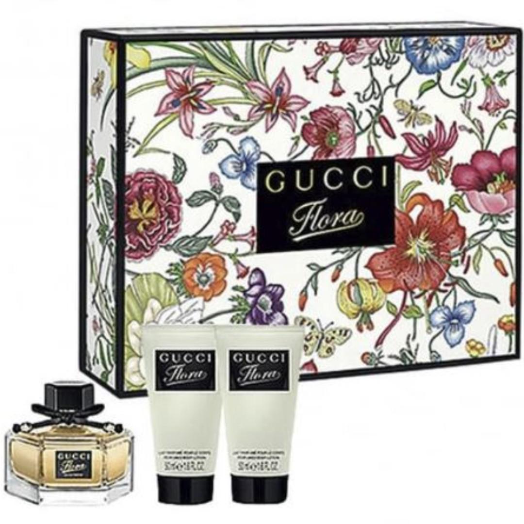 GUCCI Flora 50ml & Body Lotion Gift Set, & Beauty, Perfumes Deodorants on Carousell
