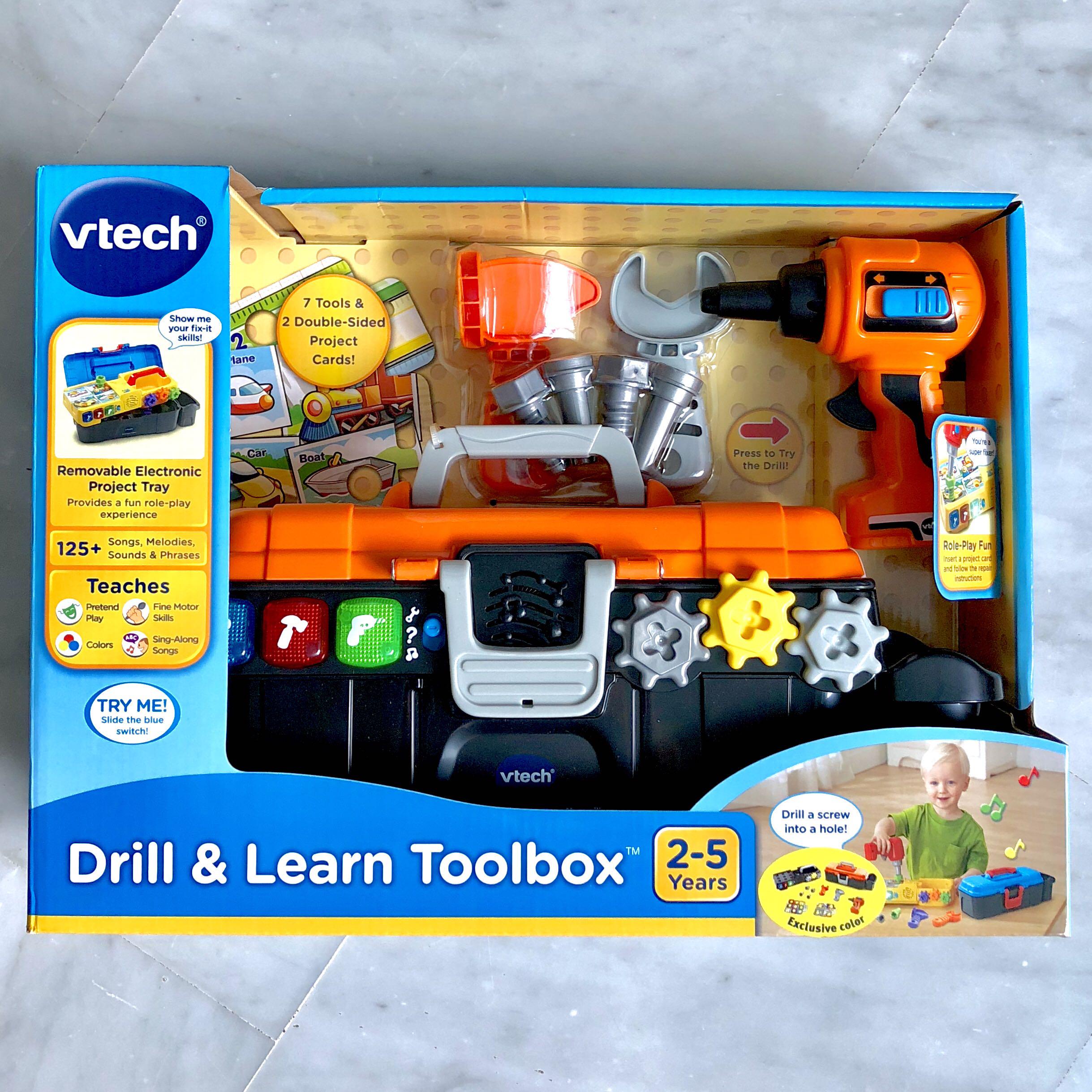 Vtech learn and drill hot sale toolbox