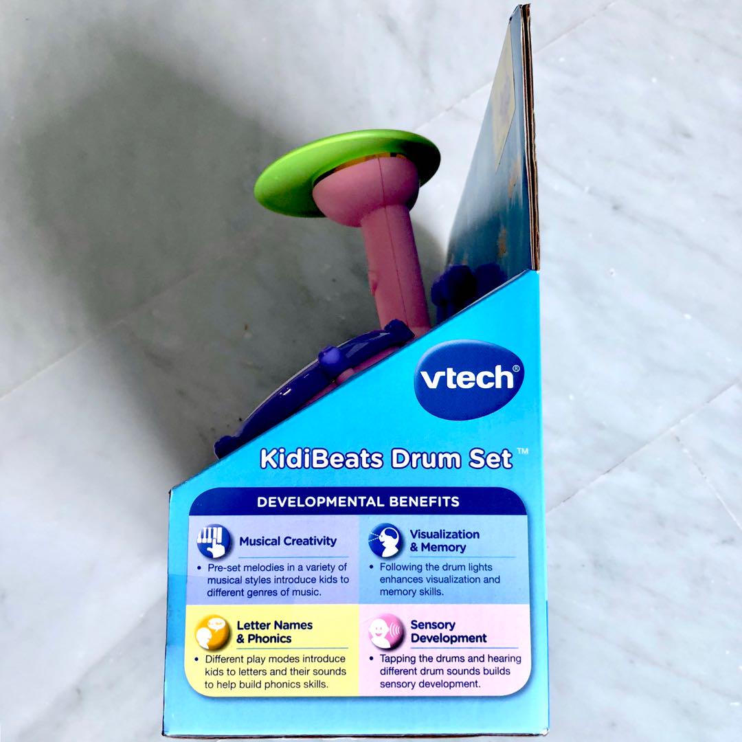 In Stock VTech KidiBeats Drum Set Exclusive Color Pink Brand