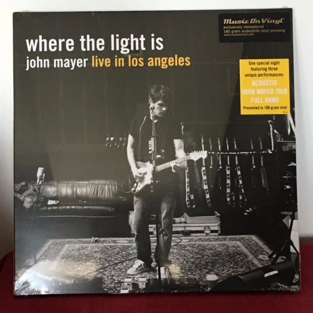 Sold John Mayer Where The Light Is Vinyl 4lp New Music Media