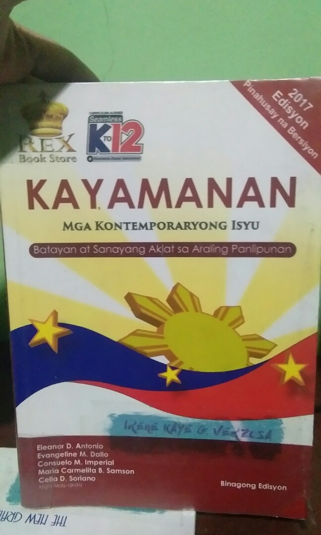Kayamanan Mga Kontemporaryong Isyu Textbooks On Carousell