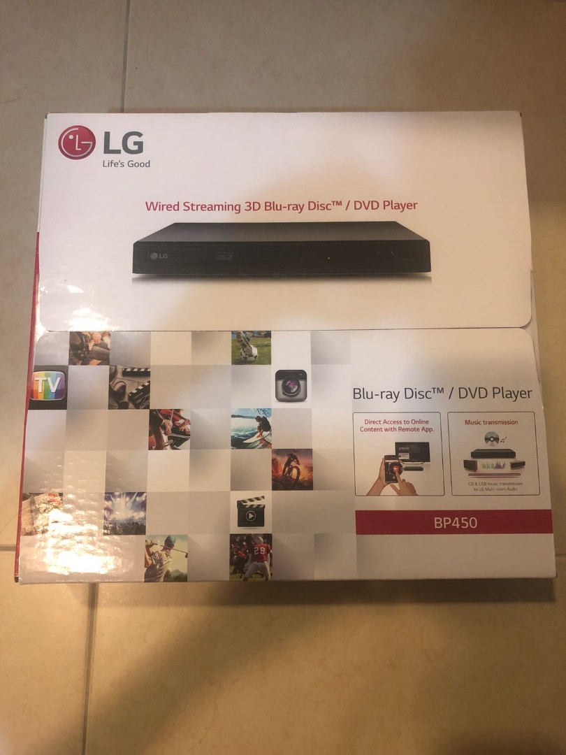 LG Blu-ray Player, TV & Home Appliances, TV & Entertainment, Blu-Ray ...