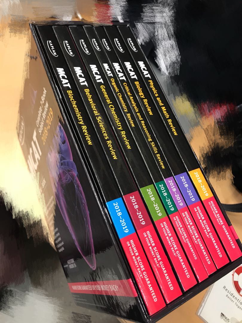 MCAT Complete 7 Book Subject Review 2018 2019 Online Kaplan Test Prep Books Stationery Textbooks Professional Studies On Carousell