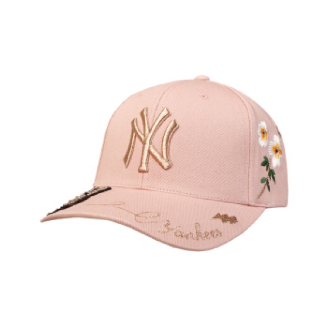 pink yankees cap