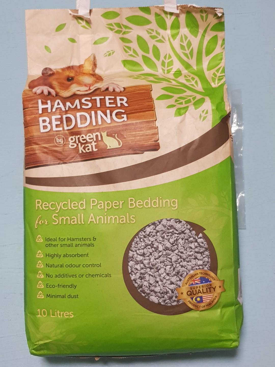Green on sale hamster bedding
