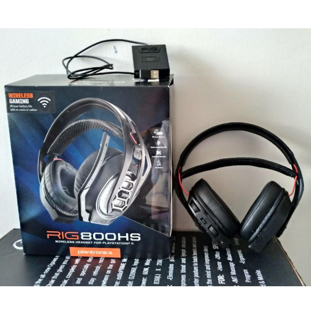 Plantronics rig 800hs wireless headset for playstation 4 discount
