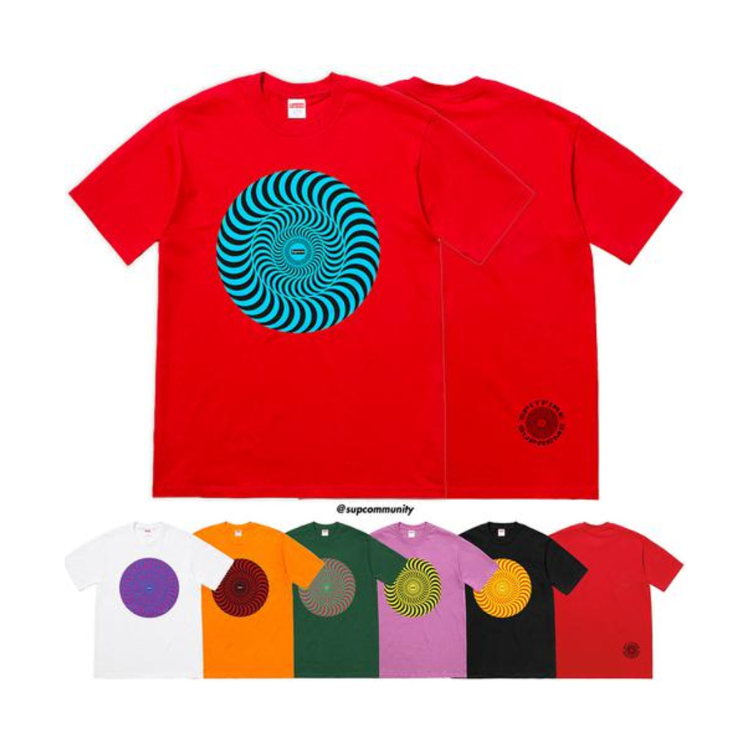 supreme spitfire swirl tee