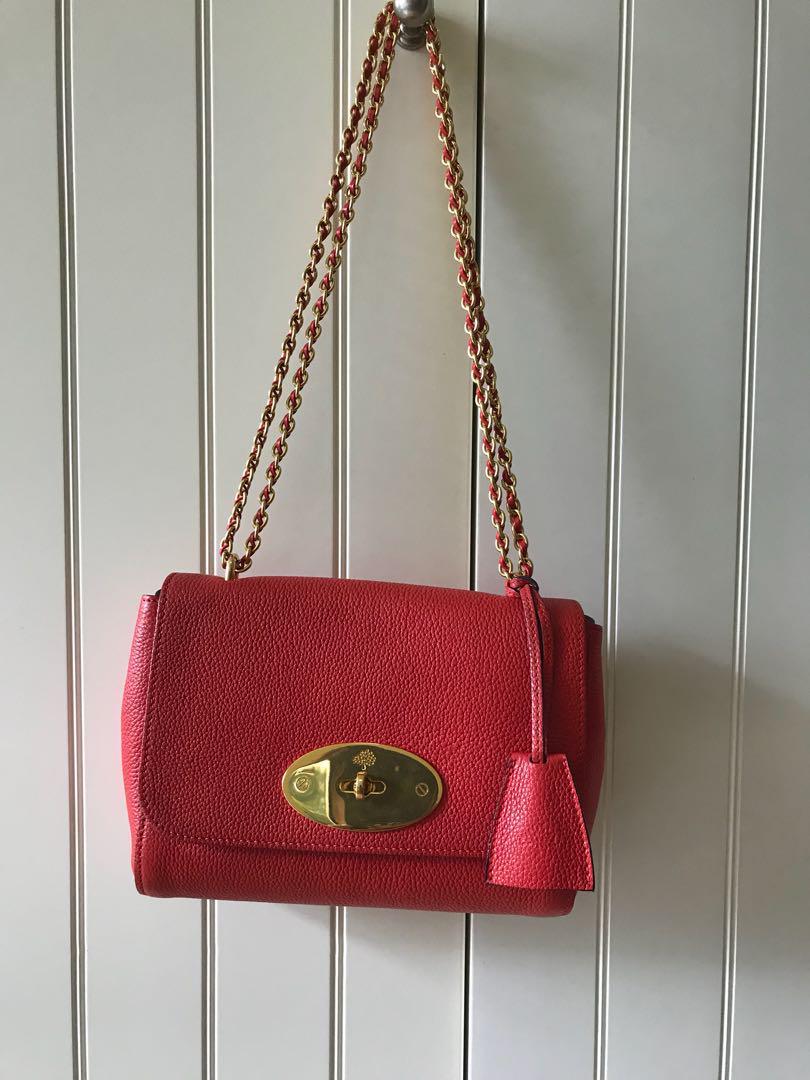 Red hot sale mulberry bag