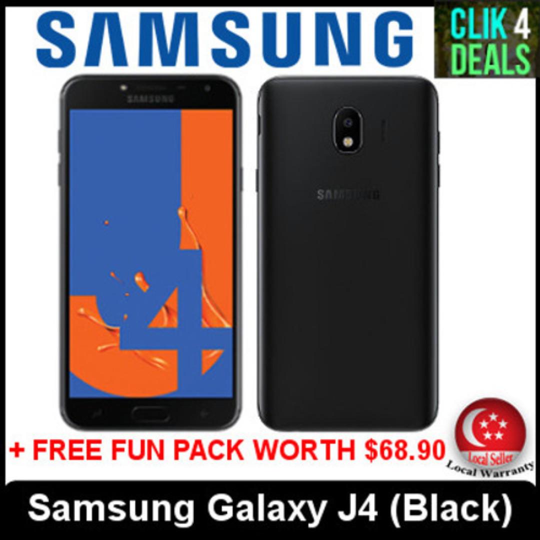Samsung Galaxy J4 2gb Ram 16gb Rom Black Mobile Phones Tablets Android Phones Samsung On Carousell