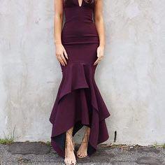 sheike burgundy dress
