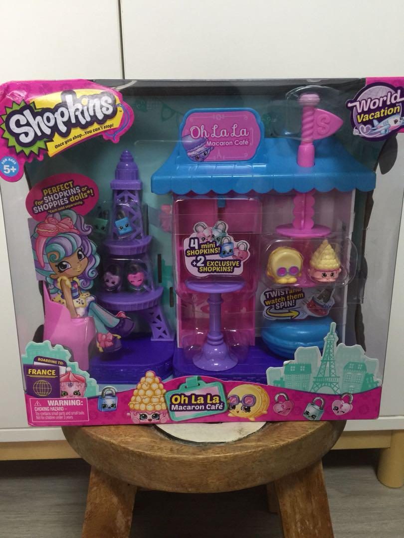 Oh la la macaron cafe shopkins online