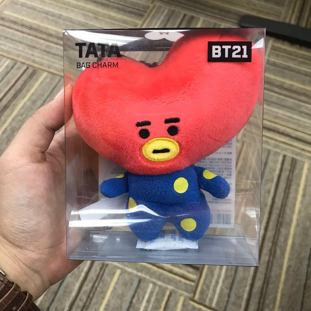 Sold Bt21 Tata Bag Charm Entertainment K Wave On Carousell