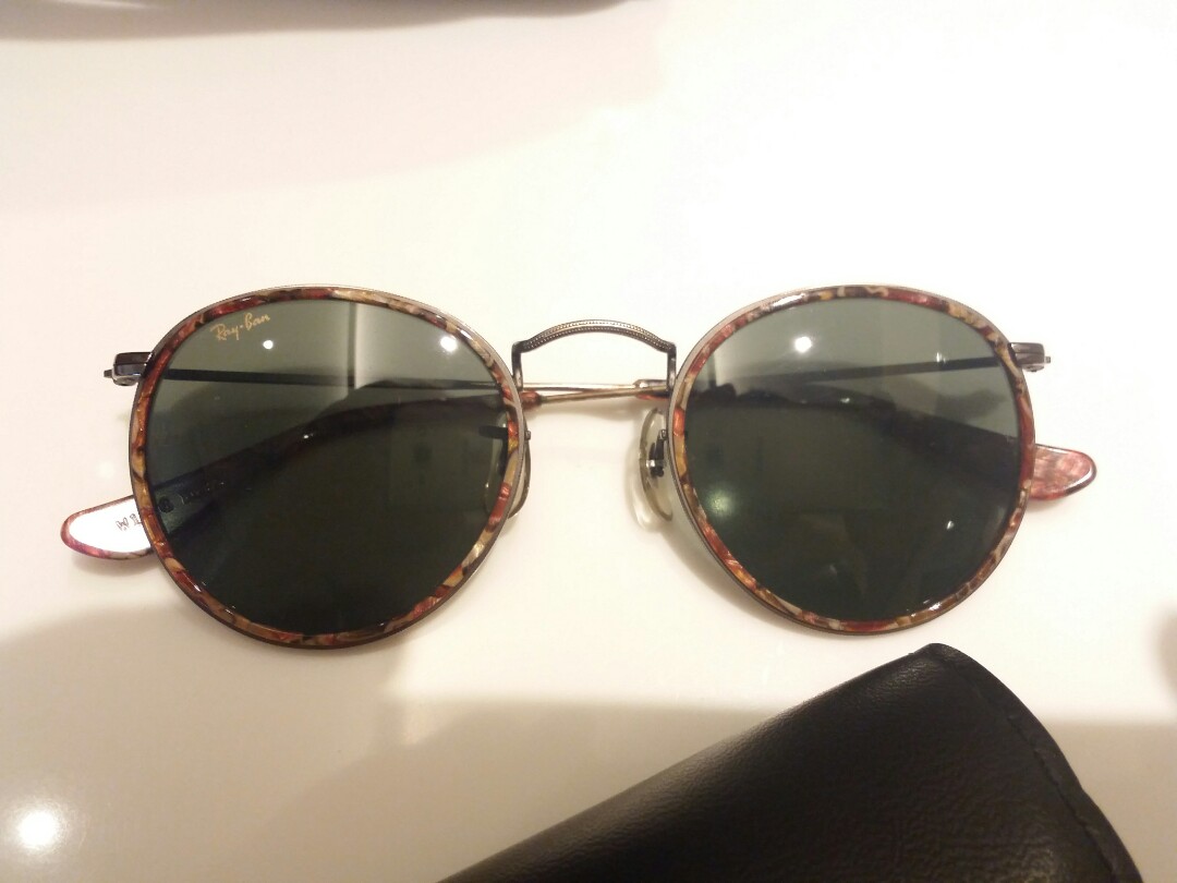 vintage round ray ban sunglasses
