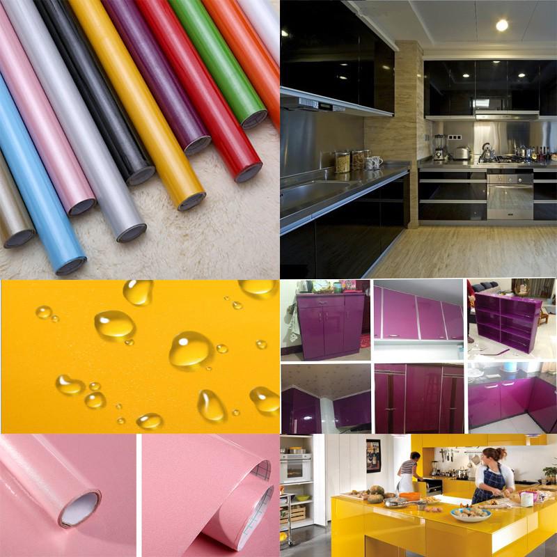 5mx60cm Kitchen Cupboard Cabinet Self Adhesive Wallpaper Vinyl