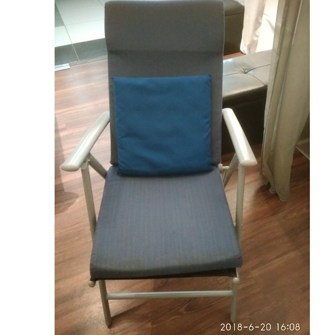 Foldable Recliner Chair (Outdoor/Indoor Use), Furniture & Home Living