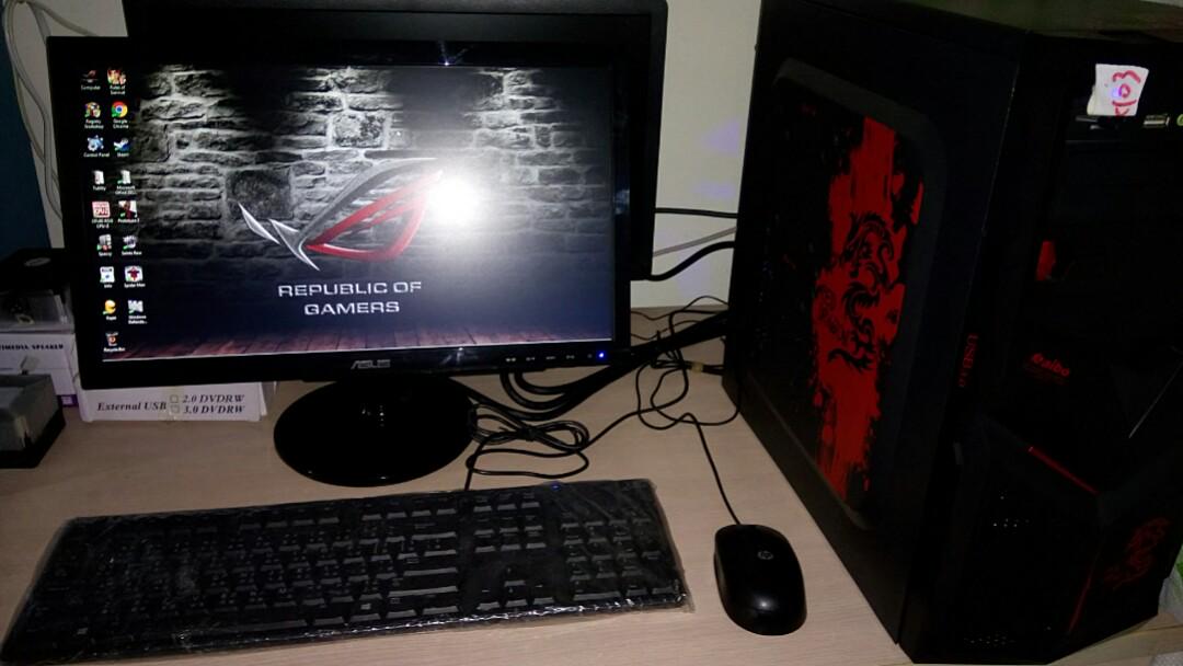 Amd Fx4100 20 Asus Vs207 Led Keyboard Mouse Electronics Computers Laptops On Carousell