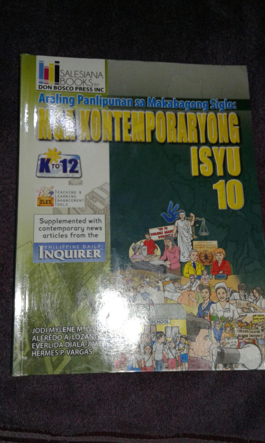 Araling Panlipunan sa Makabagong Siglo Mga Kontemporaryong Isyu 10