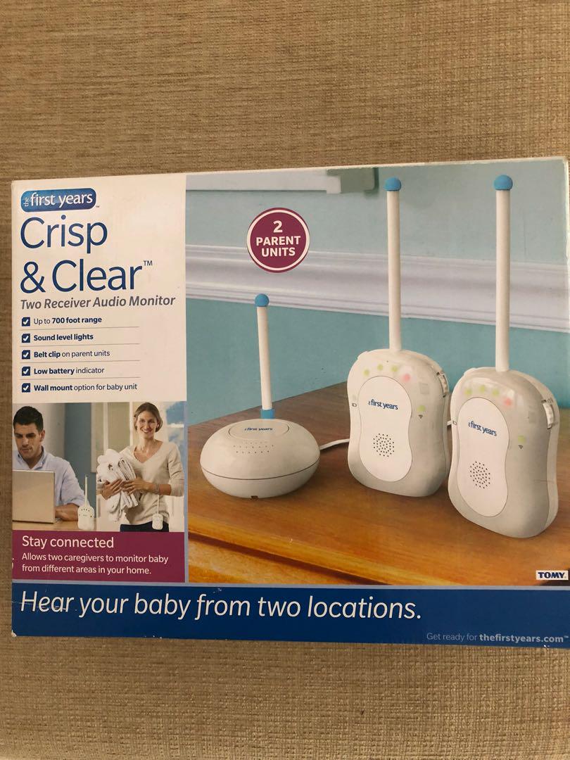 Baby Monitor 2 receivers Babies Kids Nursing Feeding Baby
