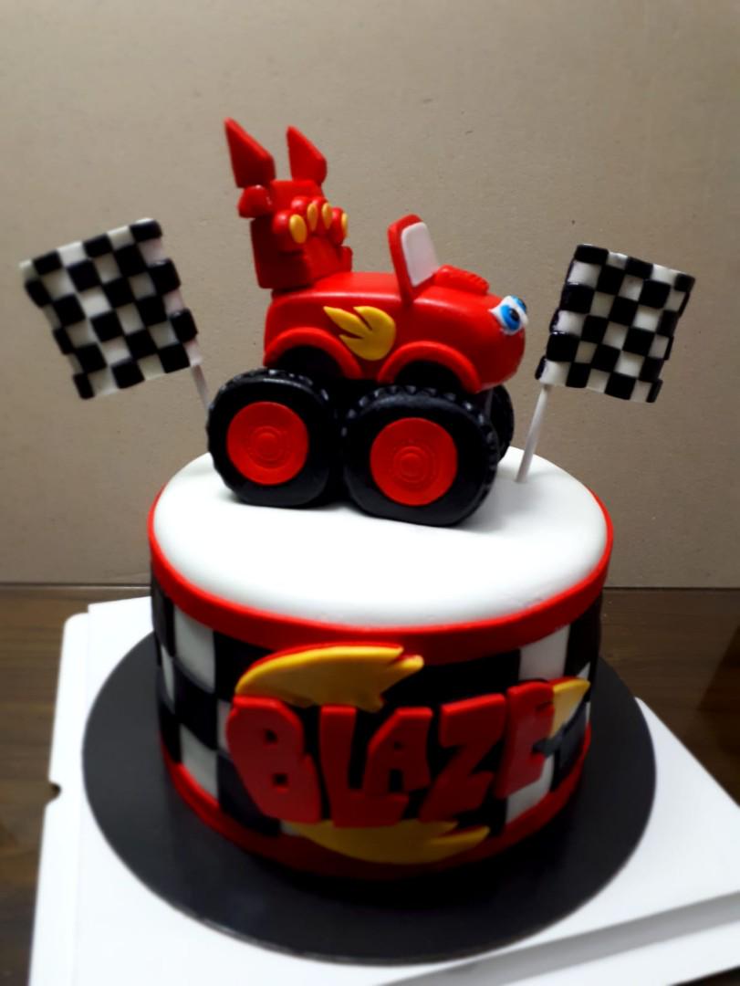 Blaze and the Monster Machines Edible Icing Cake Decor Topper – Bling Your  Cake