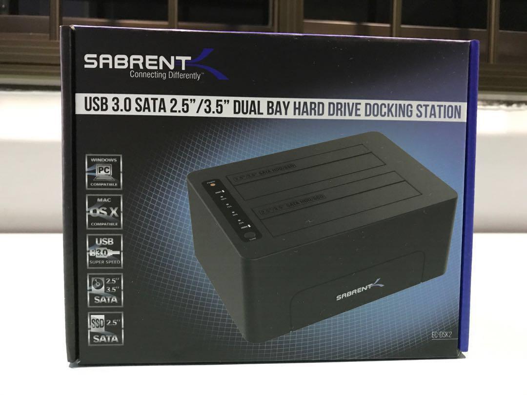 Sabrent Ec-hd2b Sabrent USB To SATA Dual Bay Hard Drive