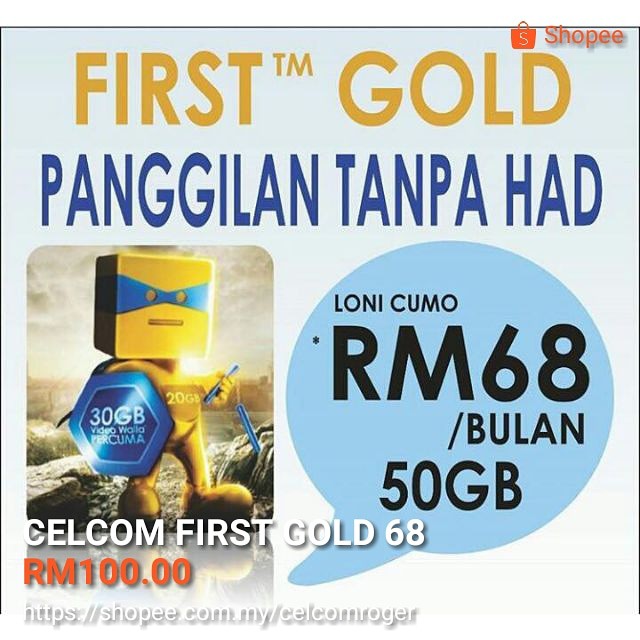 rm68 50gb celcom Cinosural International School