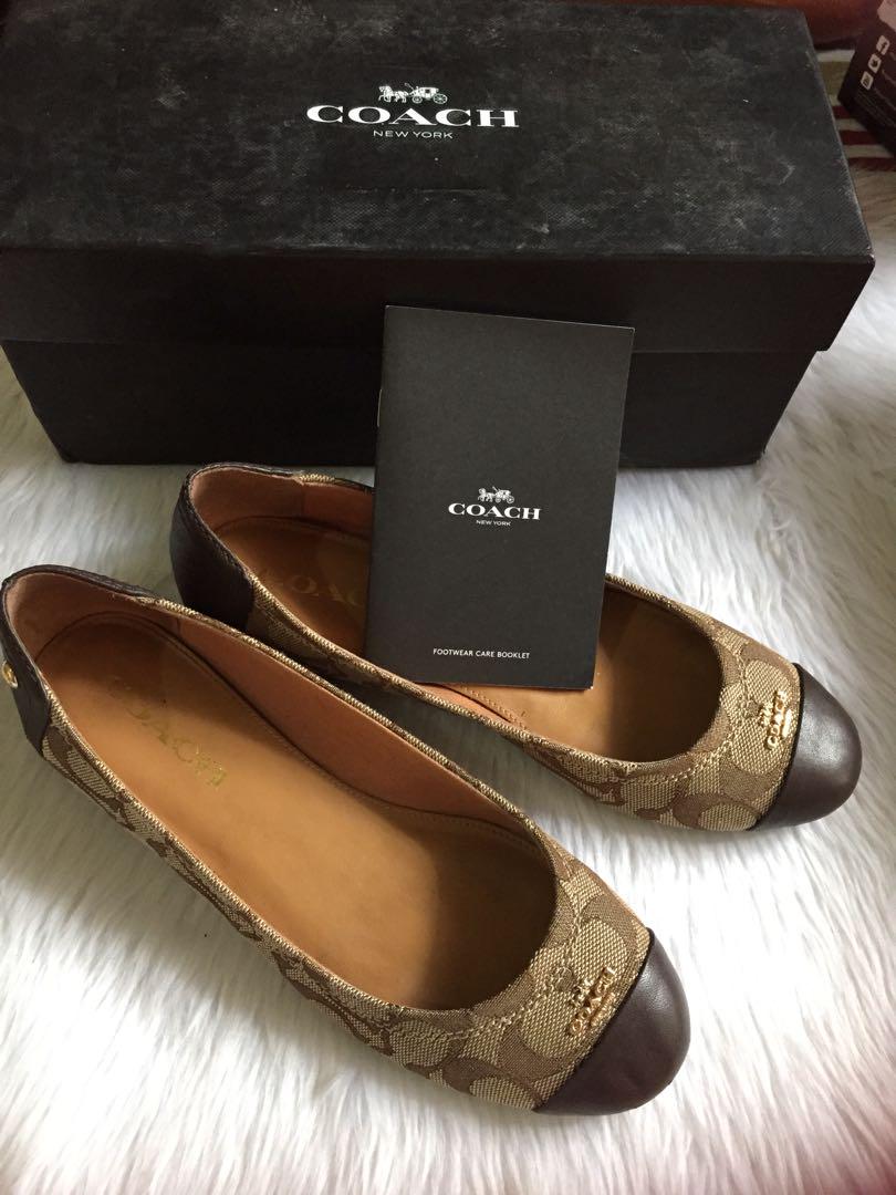 Coach chelsea outlet flat shoes