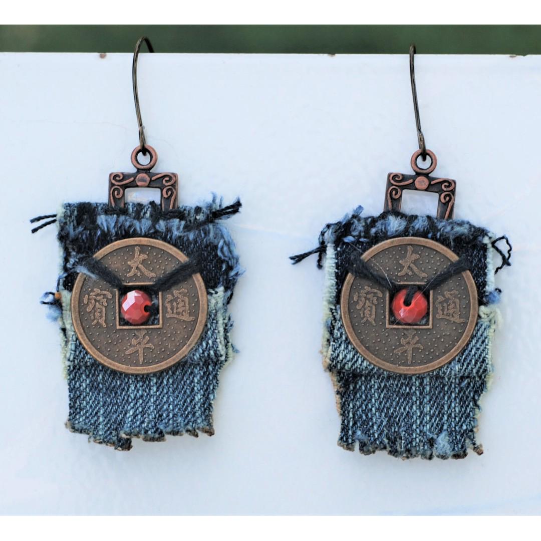 Handmade denim jewelry new arrivals