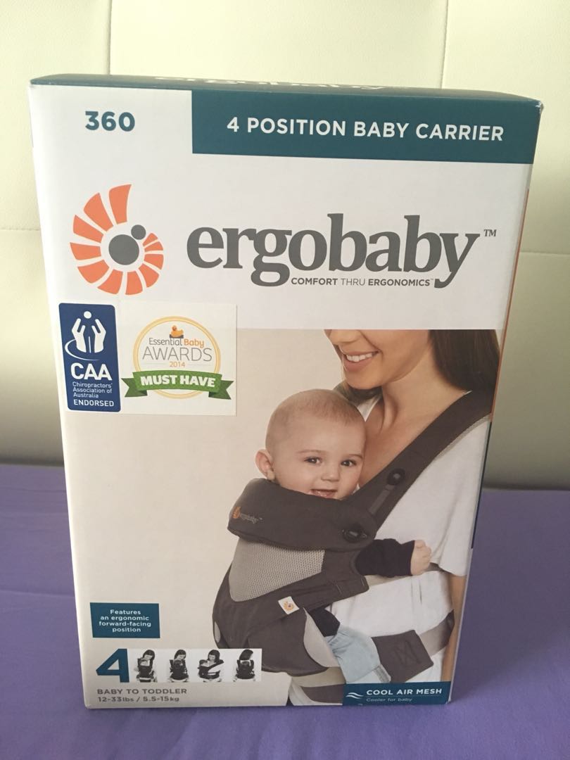 ergobaby 360 all positions baby carrier cool air mesh