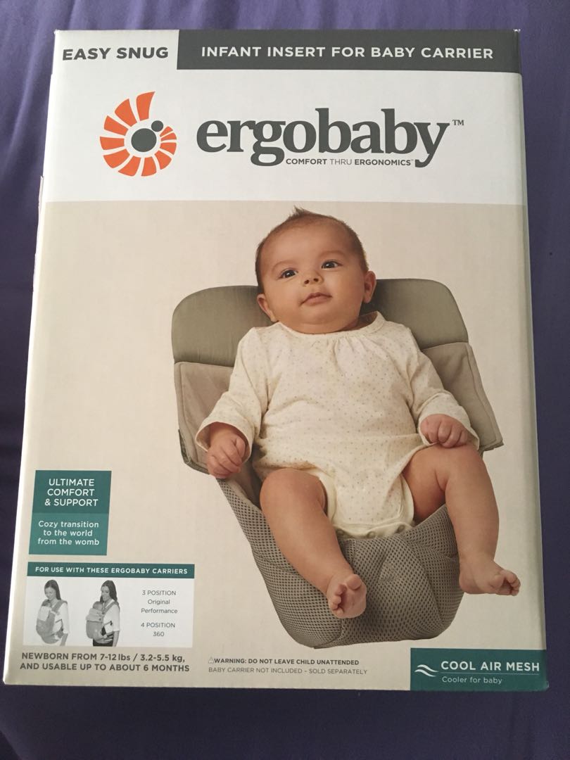 ergobaby infant insert mesh