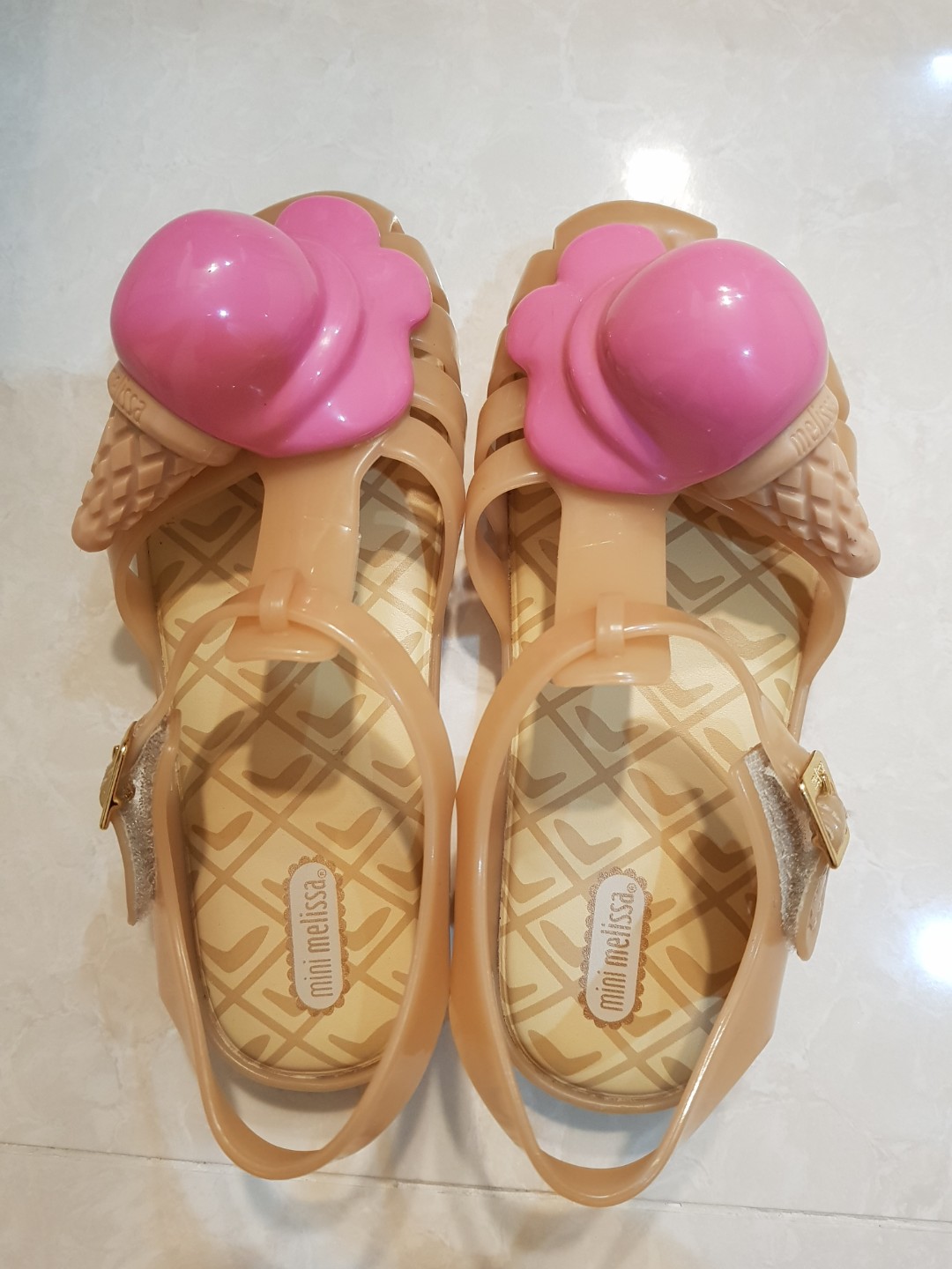 FAST DEAL Mini Melissa ice cream cone shoes at 40. Worn few times Us size 12. As good as new Babies Kids Babies Kids Fashion on Carousell