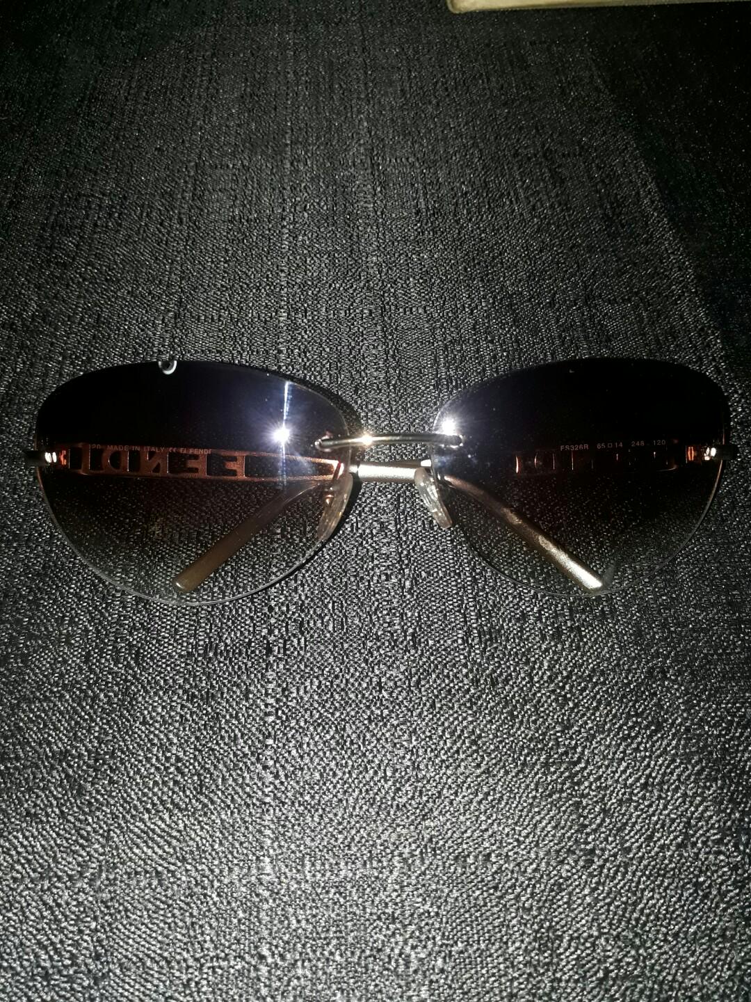 Fendi Swarovski Logo Sunglass Authentic Luxury Accessories on Carousell