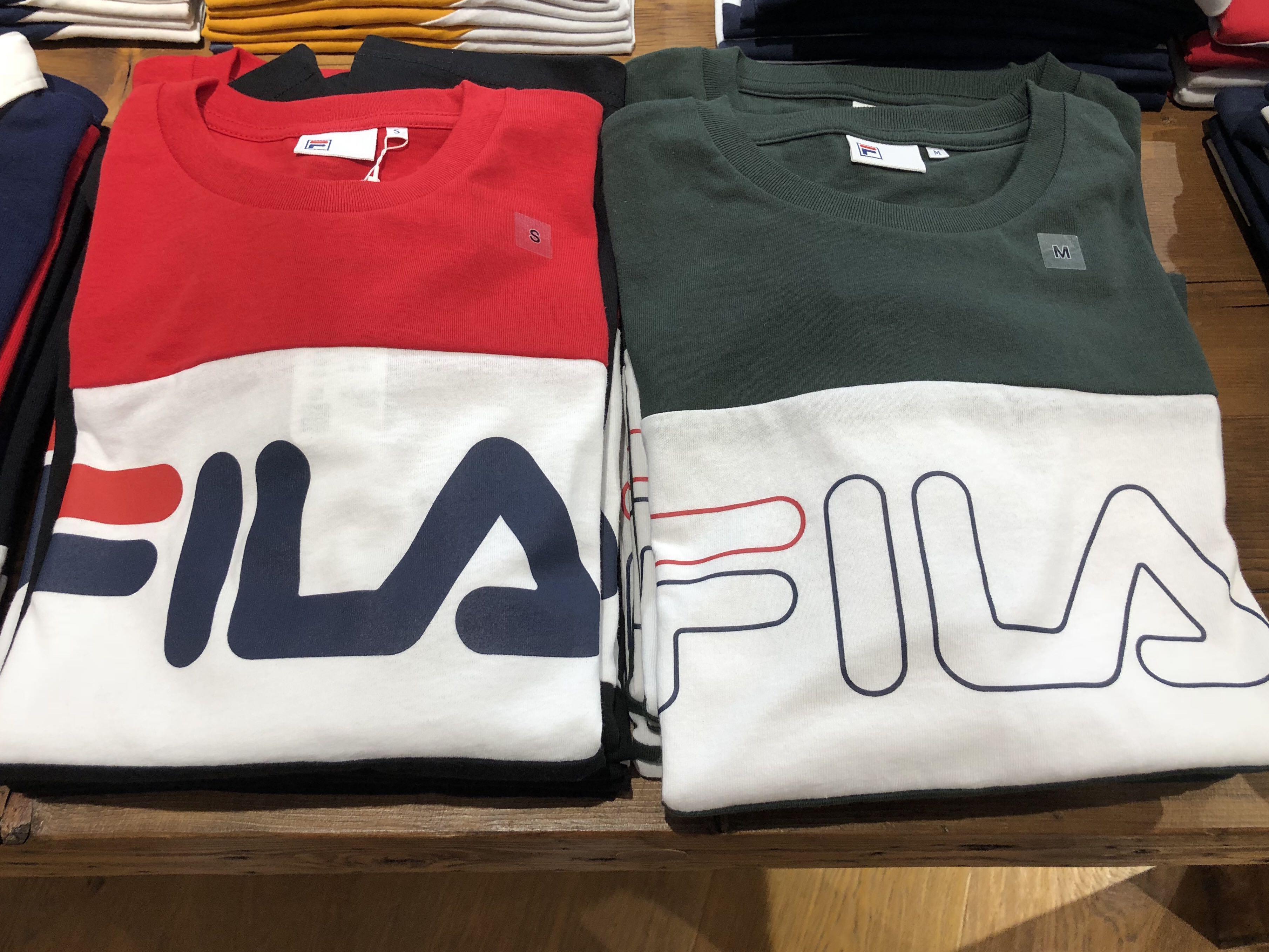 fila tri color tee