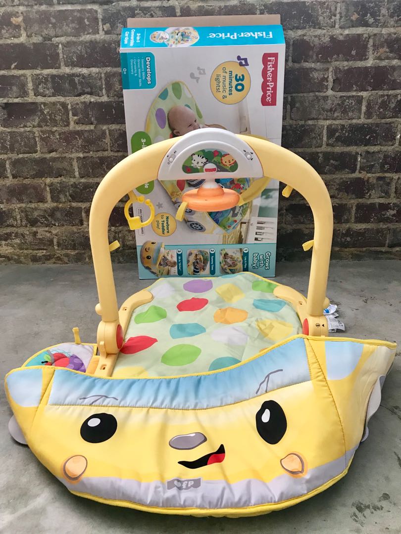 Fisher Price 3in1 Convertible Car Gym, Babies & Kids, Infant Playtime