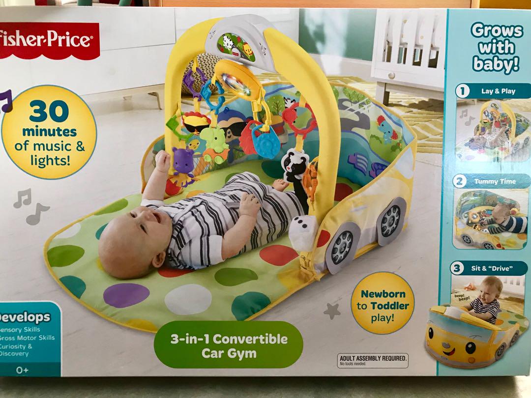 Fisher Price 3 in 1 Convertible Car Gym Babies Kids Infant Playtime on Carousell