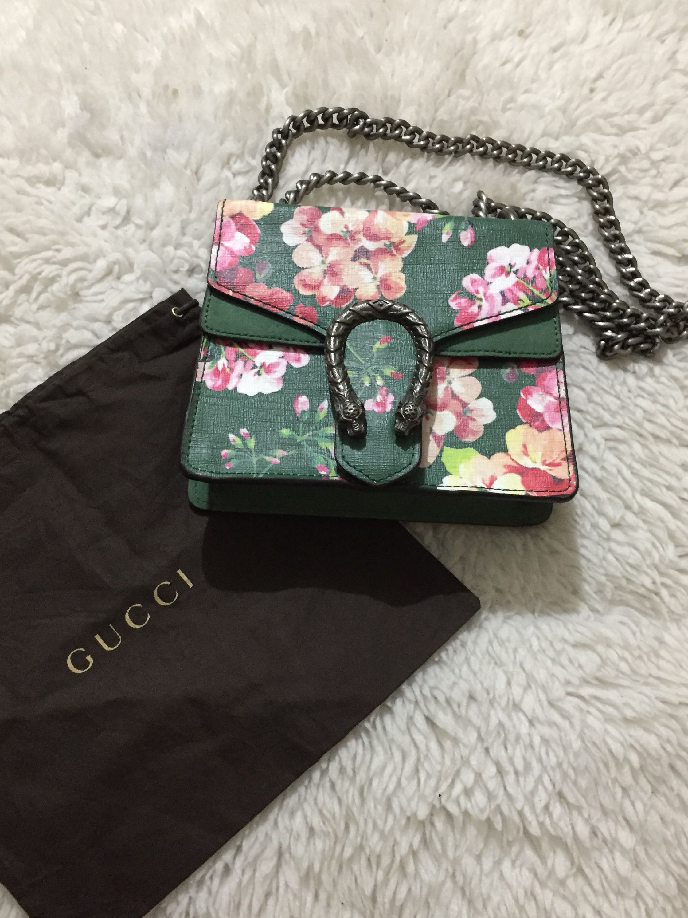 gucci blooms chain bag
