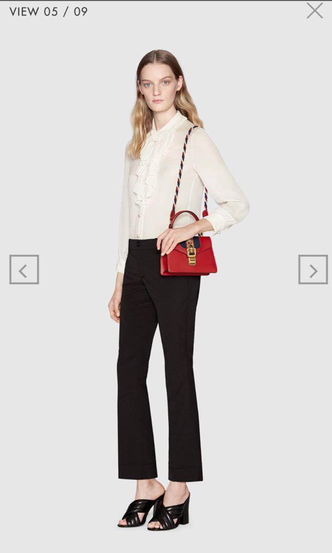Gucci sylvie sales mini red