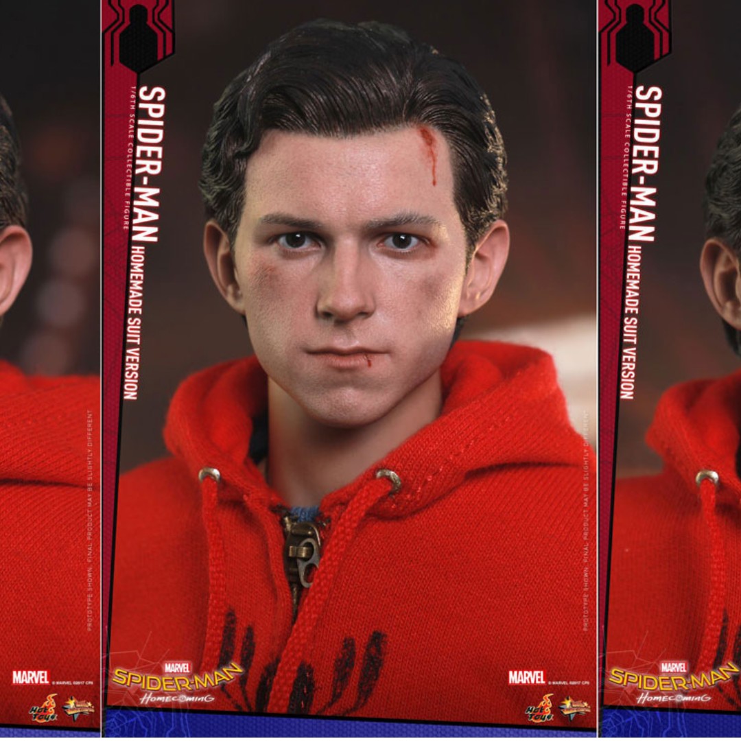 spider man homemade suit hot toys