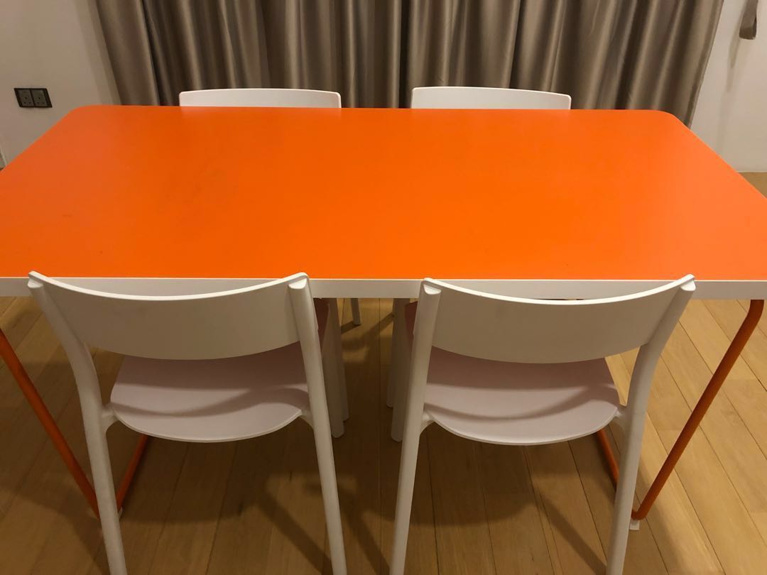 Ikea Table and Chairs, Furniture & Home Living, Furniture, Tables
