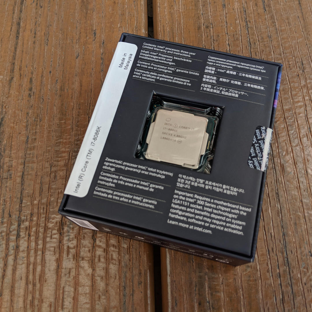 Intel Core i7-8086K Limited Edition 6 Core 12 Thread CPU ( 38 Months