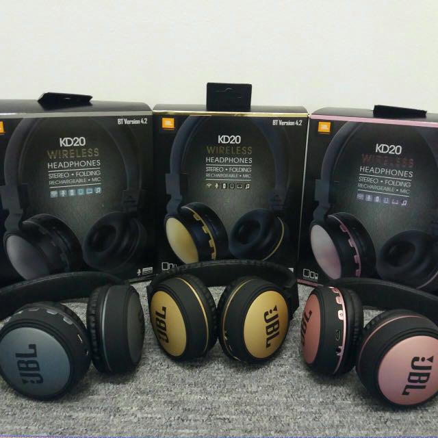 JBL WIRELESS HEADPHONE KD20 KayaRaya Audio Earphones on Carousell