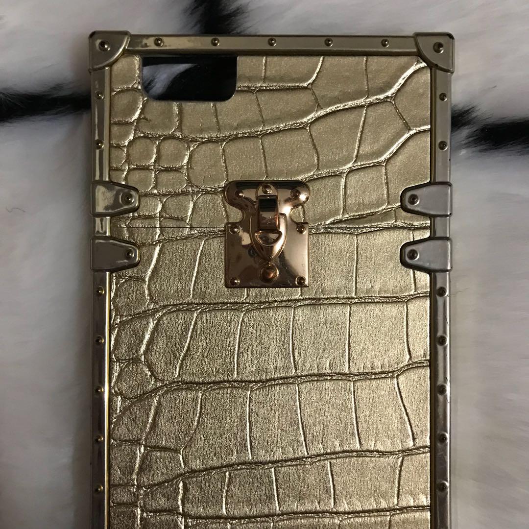 LV Inspired Gold Iphone 6 Plus Case (Category: Cases & Sleeves) located in Manila. Submitted by everchic (Listing ID 175771049, Image 2). Description: Louis Vuitton Gold Inspired Iphone 6 Plus Case In good condition TAGS LOUIS VUITTON INSPIRED IPHONE CASE.
